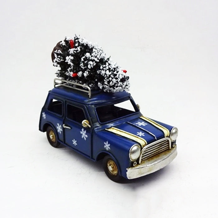 Car with Christmas Gifts Vintage Model