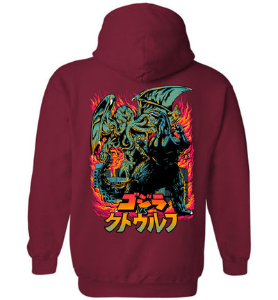 Godzilla Art Hoodie - GODZILLA VS. CTHULHU