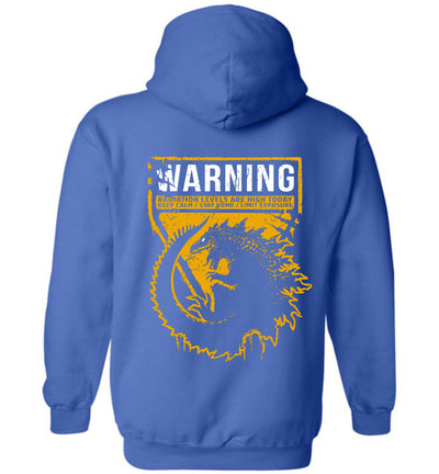 Godzilla Art Hoodie - WARNING GODZILLA