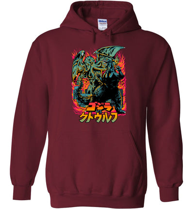 Godzilla Art Hoodie - GODZILLA VS. CTHULHU