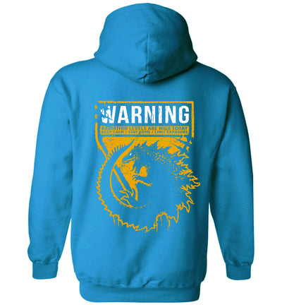 Godzilla Art Hoodie - WARNING GODZILLA