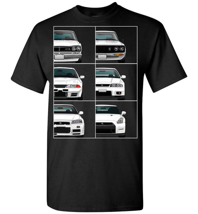 Skyline GTR Front View Collection T-shirt