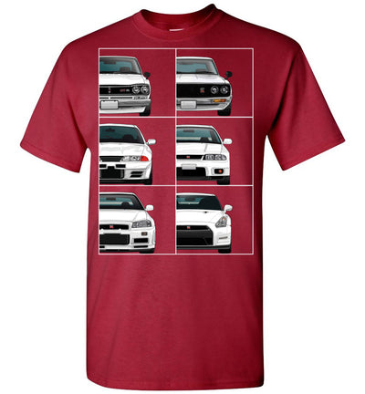 Skyline GTR Front View Collection T-shirt