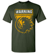 Godzilla Art T-shirt - WARNING GODZILLA