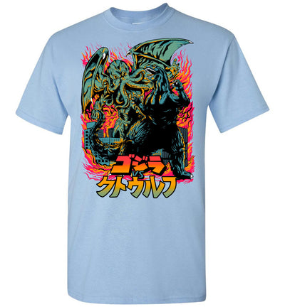 Godzilla Art T-shirt - GODZILLA VS. CTHULHU