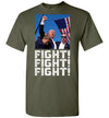 Donald Trump Shot T-Shirt - Fight - Trump 2024