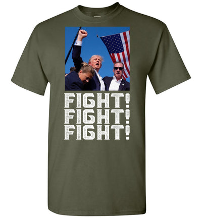 Donald Trump Shot T-Shirt - Fight - Trump 2024