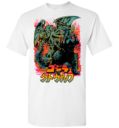 Godzilla Art T-shirt - GODZILLA VS. CTHULHU