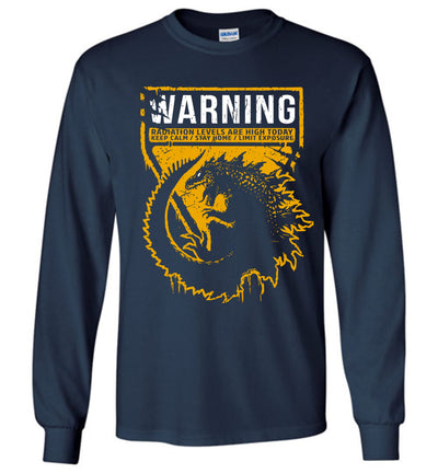 Godzilla Art T-shirt - WARNING GODZILLA