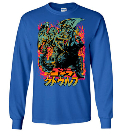 Godzilla Art T-shirt - GODZILLA VS. CTHULHU