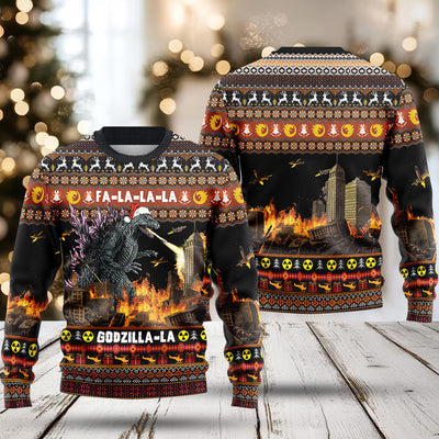 2024 Godzilla Christmas Sweater