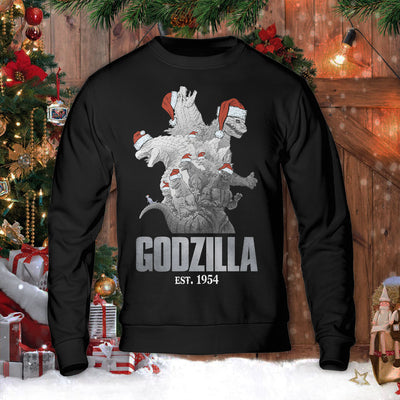 2023 Godzilla Christmas T-shirt - Godzilla Collection Since 1954