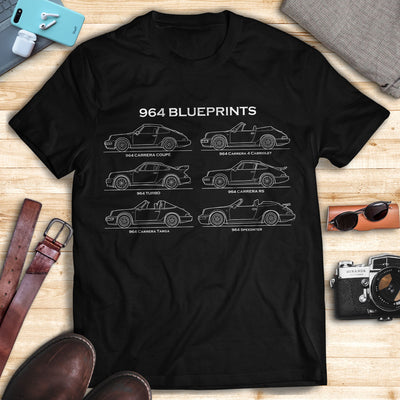 964 Blueprints T-shirt
