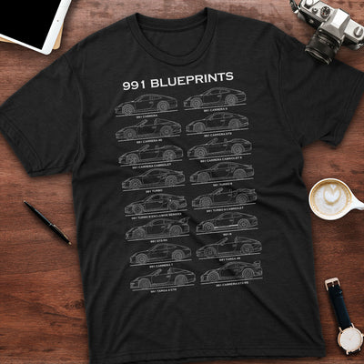 991 Blueprints T-shirt