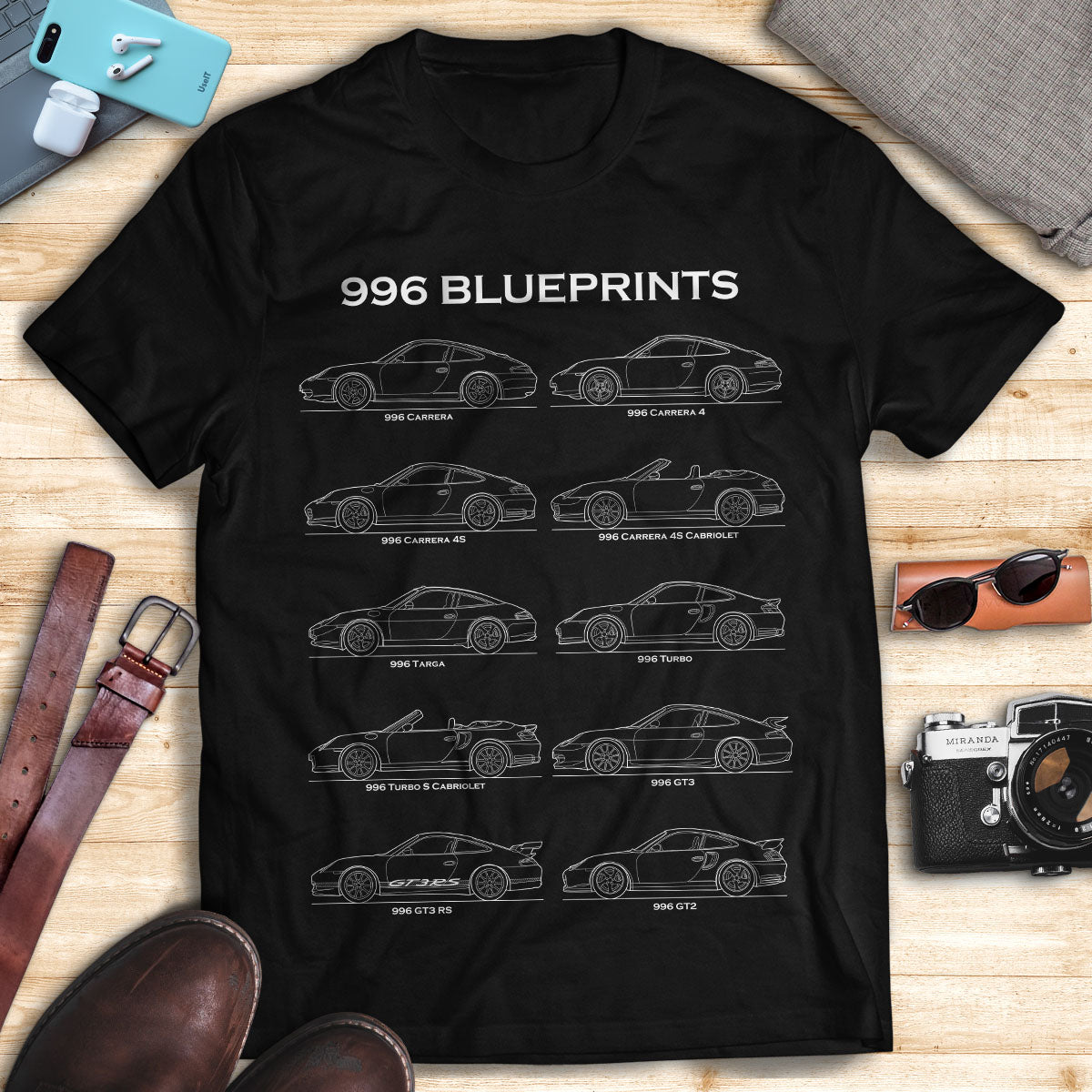 996 Blueprints T-shirt