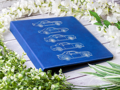 Challenger Engraved Leather A4 3-Ring Binder