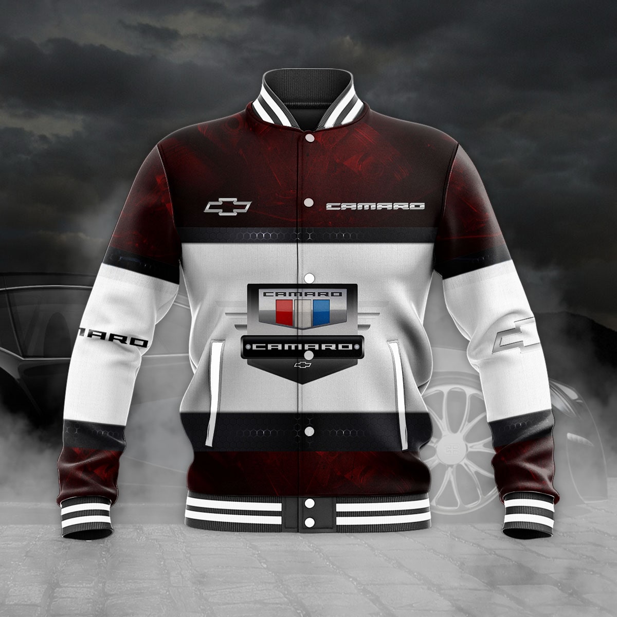 Camaro All Over Print Baseball Jacket v.2