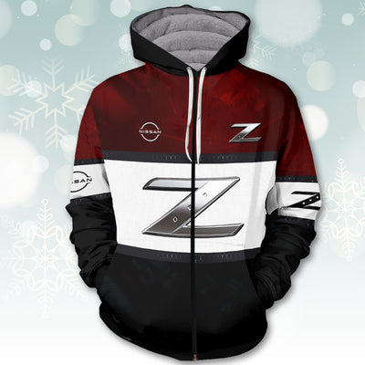 2024 Z Collection Christmas Fleece Zipper Hoodie