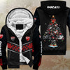 Ducati Collection Christmas Fleece Zipper Hoodie