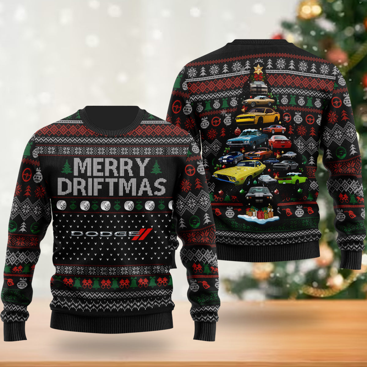 2023 Challenger Christmas Sweater - Christmas Tree From Challengers