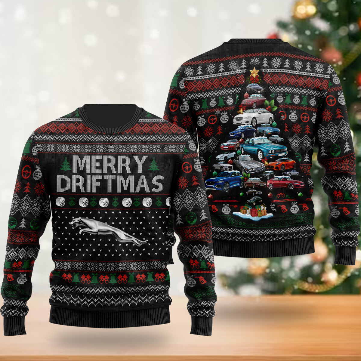 2023 Jaguar Christmas Sweater - Christmas Tree From Jaguars