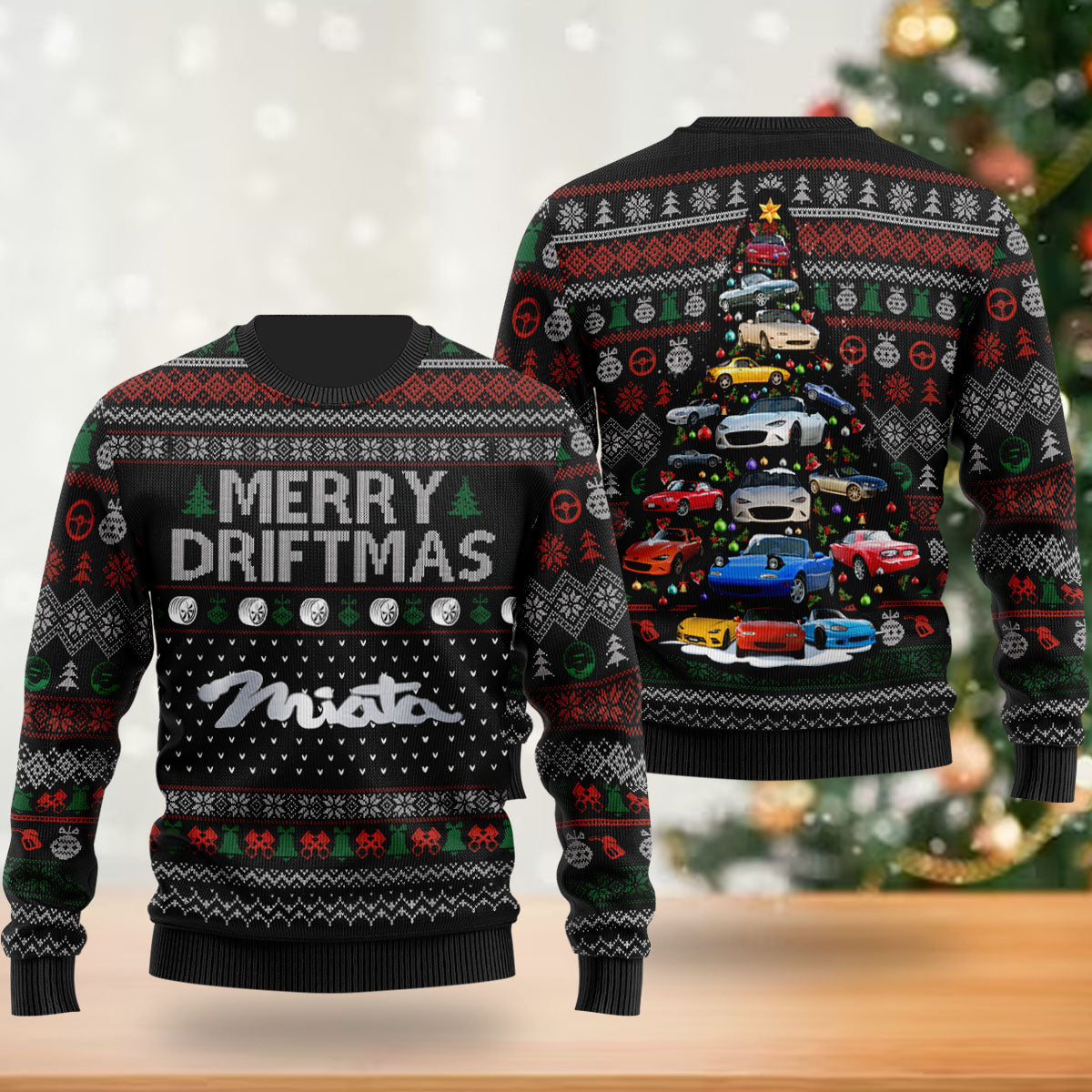 Miata sales ugly sweater