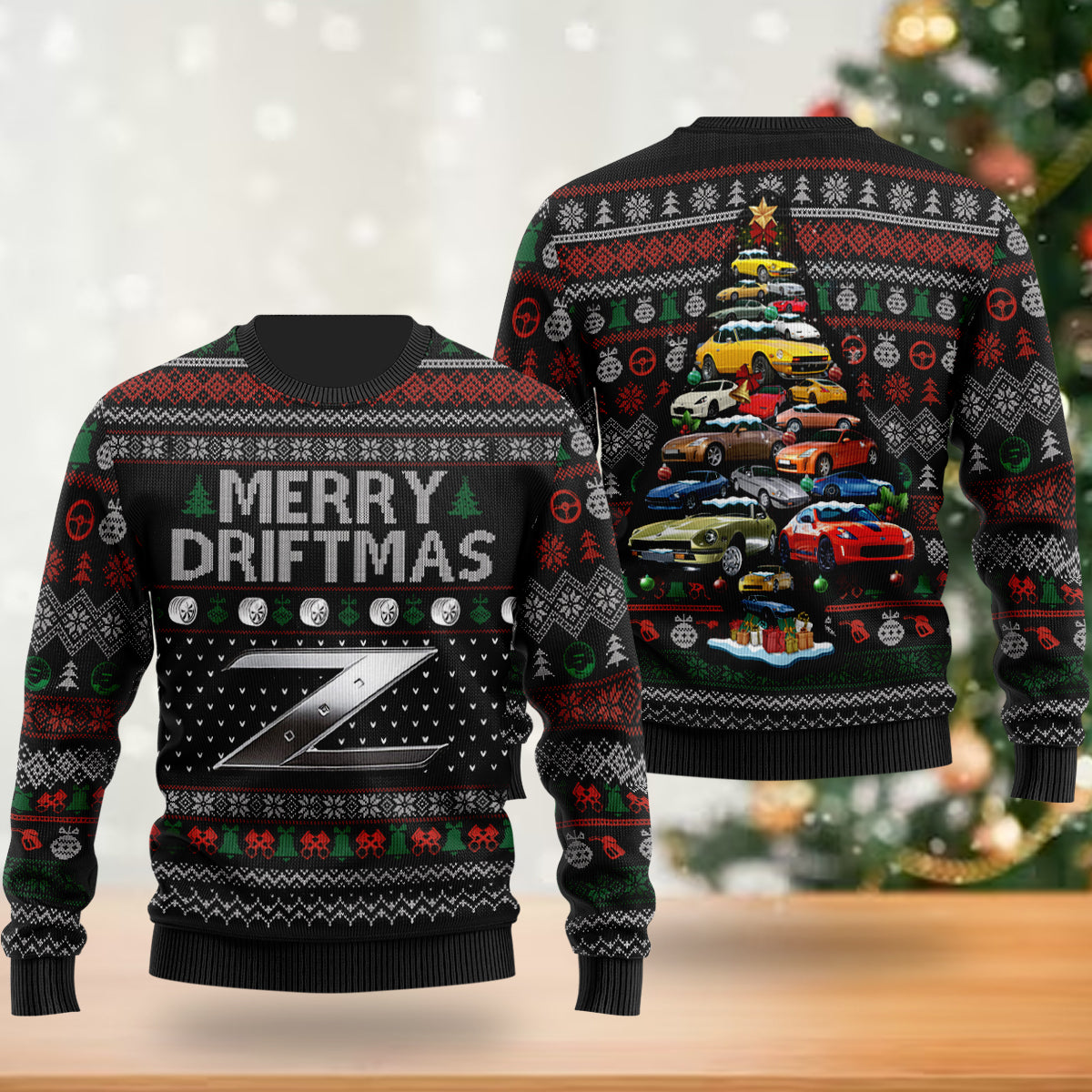 2023 Z-car Christmas Sweater - Christmas Tree From Zs