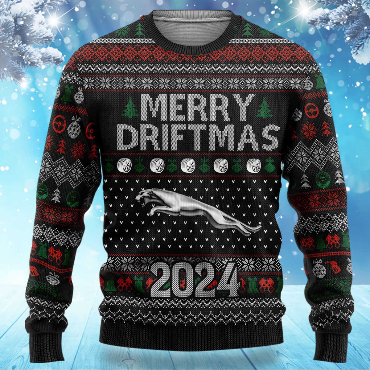 2024 Jaguar Christmas Sweater