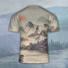 Godzilla All Over Print T-shirt - Godzilla Japanese Classic Art T-shirt