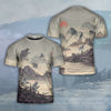 Godzilla All Over Print T-shirt - Godzilla Japanese Classic Art T-shirt