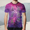 Godzilla All Over Print T-shirt - Godzilla Purple Collection T-shirt