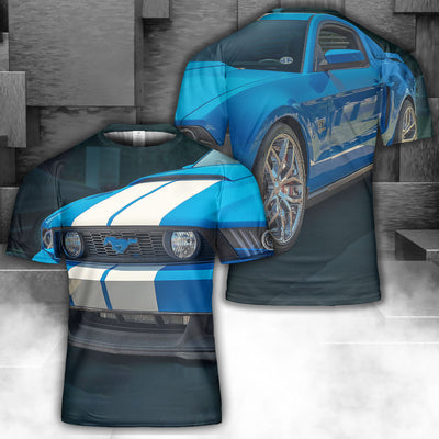 Mustang Picture Collection All Over Print T-shirt