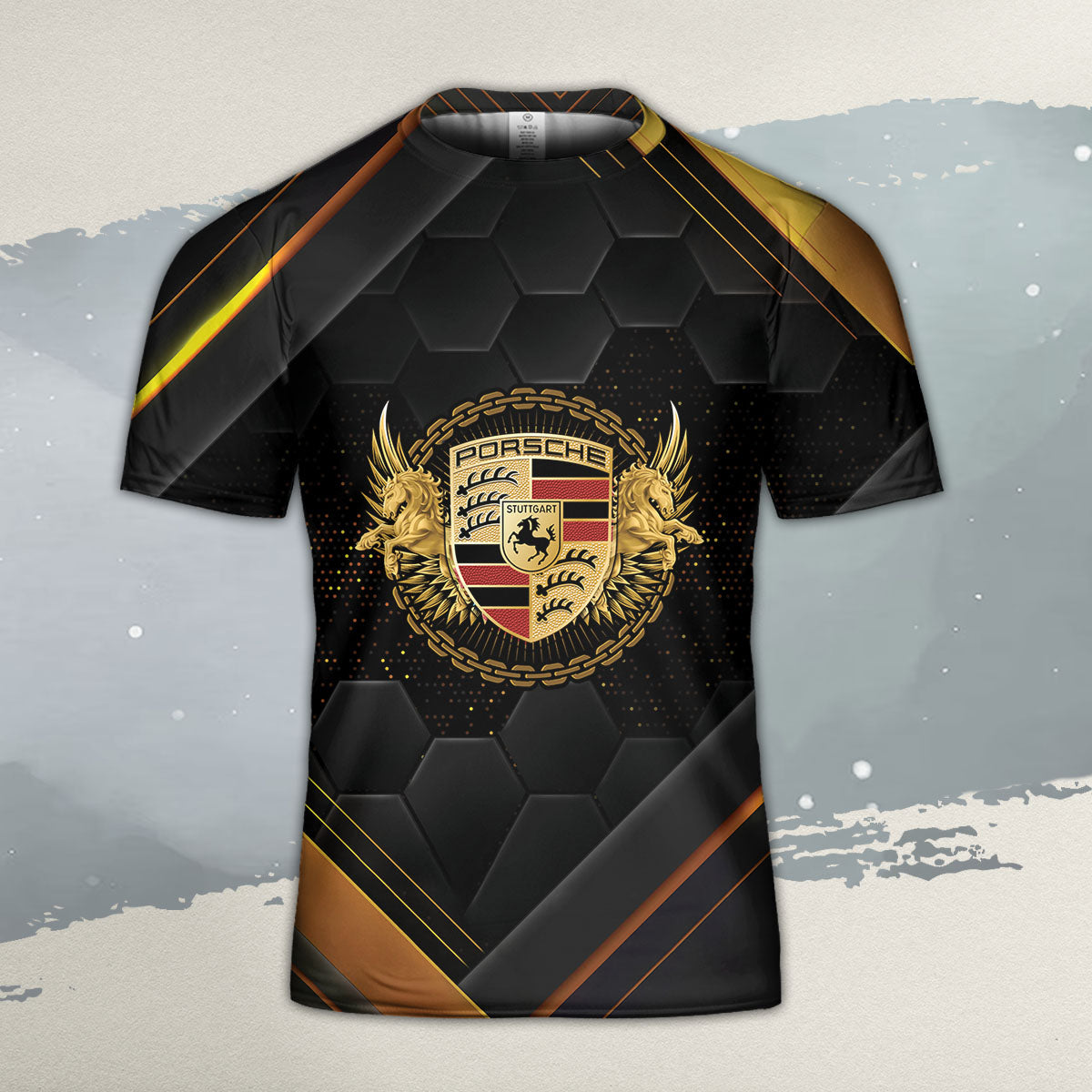 911 All Over Print T-shirt - 911 Emblem Art T-shirt