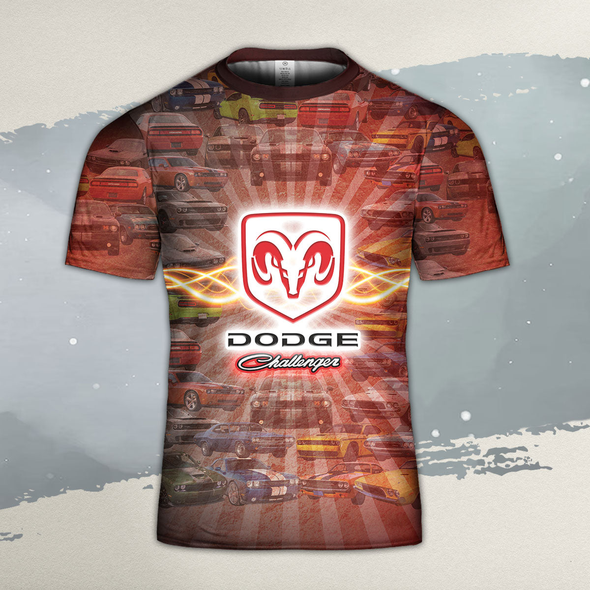 Challenger All Over Print T-shirt - Challenger Decorative Art T-shirt