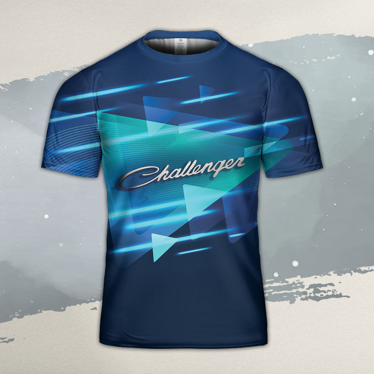 Challenger All Over Print T-shirt - Challenger Emblem Art T-shirt