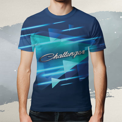 Challenger All Over Print T-shirt - Challenger Emblem Art T-shirt