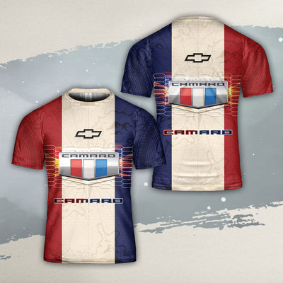 Camaro All Over Print T-shirt - Camaro Decorative Art T-shirt