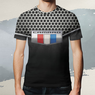 Camaro All Over Print T-shirt - Camaro Emblem Art T-shirt