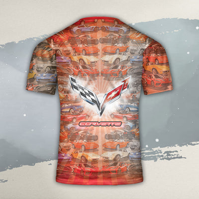 Vette All Over Print T-shirt - Vette Collection Art T-shirt