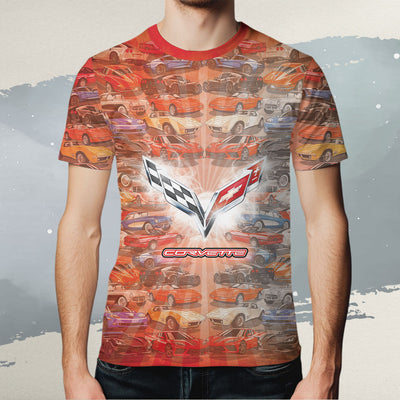 Vette All Over Print T-shirt - Vette Collection Art T-shirt