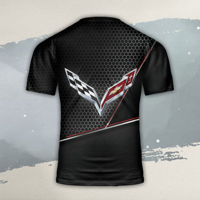 Vette All Over Print T-shirt - Vette Emblem Art T-shirt