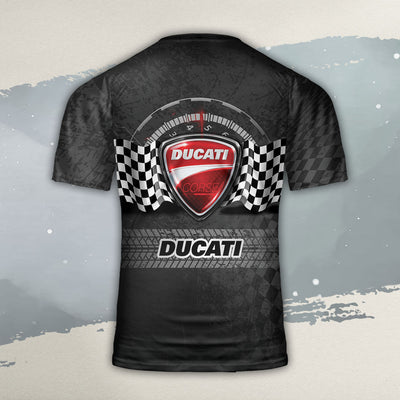 Ducati All Over Print T-shirt - Ducati Decorative Art T-shirt