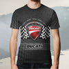 Ducati All Over Print T-shirt - Ducati Decorative Art T-shirt