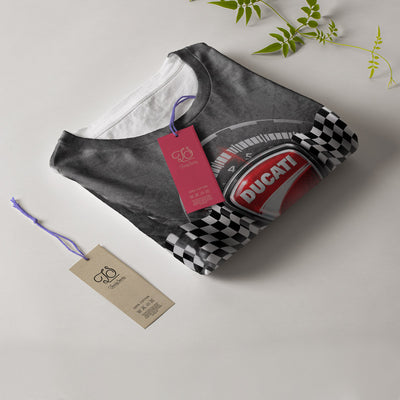 Ducati All Over Print T-shirt - Ducati Decorative Art T-shirt