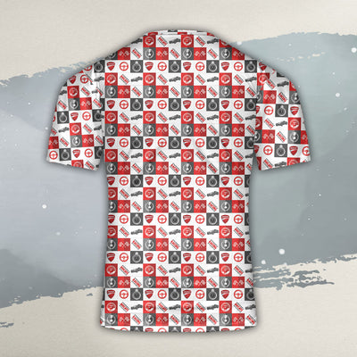 Ducati All Over Print T-shirt - Ducati Emblem Art T-shirt