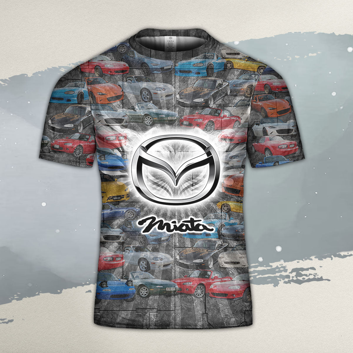 Miata All Over Print T-shirt - Miata Collection Art T-shirt