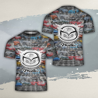 Miata All Over Print T-shirt - Miata Collection Art T-shirt