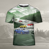 Camaro All Over Print T-shirt - Camaro Racing Landscape Art