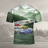 Camaro All Over Print T-shirt - Camaro Racing Landscape Art