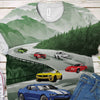 Camaro All Over Print T-shirt - Camaro Racing Landscape Art